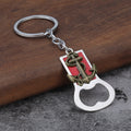 Creative Ship Wheel Bottle Opener Alloy Keychain Gift Accessory