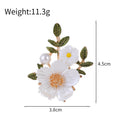 Gold Tone Silver Tone Daisy Metal Brooch Pin for Jackets and Lapels view 2