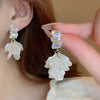 White Cluster Studs