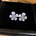 Blue and Silver Crystal Stud and Drop Earring Collection view 12