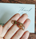 Translucent Strawberry Lobster-Clasp Charms in Five Colors view 10