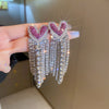 Pink Heart Fringe