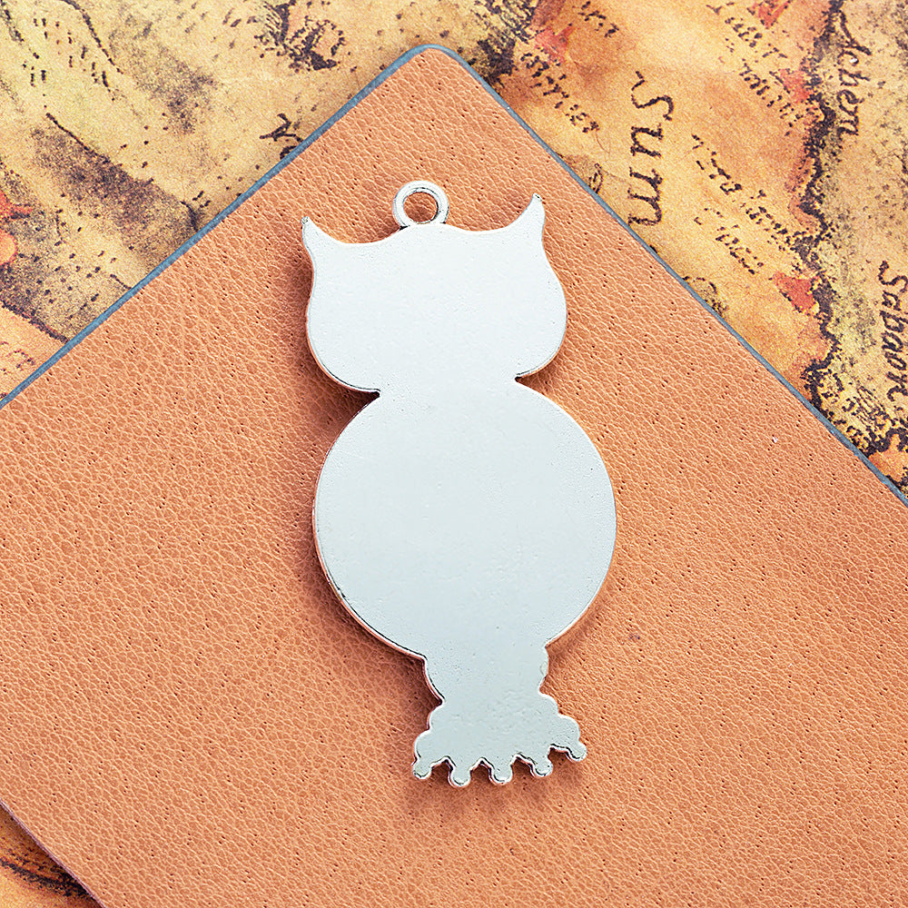 25mm Vintage Owl Cabochon Pendant Tray Base
