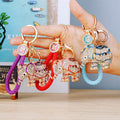 Jeweled Elephant Keychains with Fortune Cords and Loose Heart Loops view 3