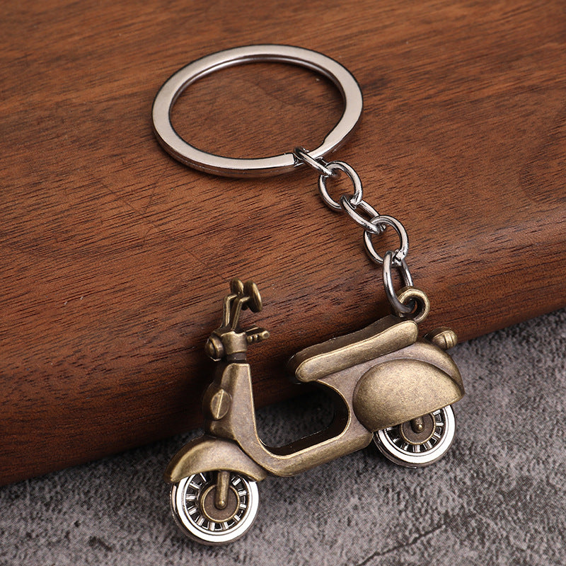 Zinc Alloy Scooter and Electric Bike Keychain Gift