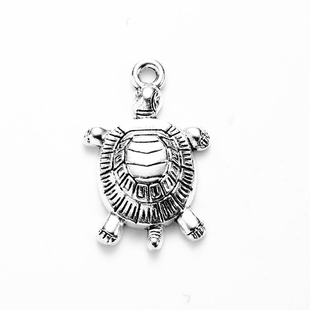 19x11mm Alloy Sea Turtle Charm Pendant