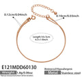 Double Layer Fine Chain Bracelets in Three Metal Finishes view 8