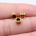 Triple Coil Large Hole Spacer Bead in 3 Metal Finishes for Jewelry Making view 5