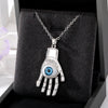 Blue Silver Hamsa