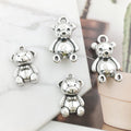 Antique Silver Bear Metal Charms with 2 Listed Options view 2