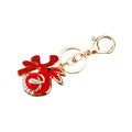 Fortune Emblem Rabbit Keychains in Red with Plain and Braided Loop Options view 5