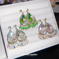 Ornate Teardrop Crystal Earrings in Three Colors for Everyday Styling view 3