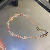 Gold Pink Squares