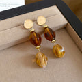 Acrylic Amber Cream Bead Necklace Bracelet Drop Earrings view 8