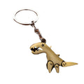 Metal Dinosaur Keychain With Jointed Legs in Three Antique Colors view 5