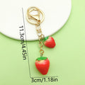 Strawberry, Cherry and Orange Charm Keychains in 30 Pictured Variations for Bags and Keys view 7