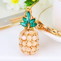Beaded Pineapple Keychains in White Yellow and Multicolor Options view 7