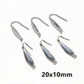 Teardrop Paddle Earring Hook Findings in Six Styles view 6