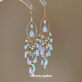 Colorful Beaded Chandelier Hook Earrings Fashion Jewelry view 2