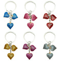 Heart Charm Keychains in 17 Pictured Variations for Bags and Keys view 1