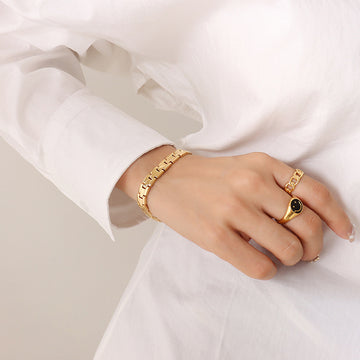 Gold Watch Band Link Bracelet Lobster Clasp Extension