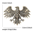 Spread Wing Eagle Brooch in Three Finishes for Jackets Scarves and Lapels view 3