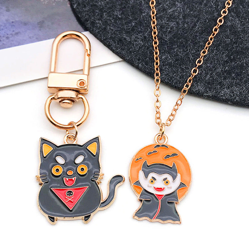 Zinc Alloy Halloween Pumpkin Ghost Charm Pendant for DIY Earrings Bracelet Necklace