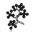 Flower Crystal Three Designs Metal Brooch Pin for Jackets and Lapels view 8