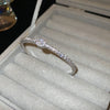 Silver Marquise Cuff