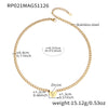 Gold V Necklace
