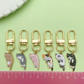 Cat Charm Keychains in 51 Pictured Variations for Bags and Keys view 3
