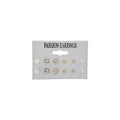 Pearl Crystal Ball Stud Earrings Six Pair Mixed Card Set view 5