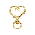 Metal Swivel Clasps in Gold and Silver, Six Chain and Heart Styles view 11