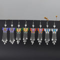 Colorful Butterfly and Peacock Necklace Earring Jewelry Collection view 3