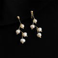 Gold Pearl Clip-On Earrings Assorted Decorative Styles view 11