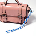 Braided Knot Cord Phone Bag Keychain Metal Ring Ten Colors view 3