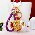 Mixed Jeweled Pufferfish and Crown Dolphin Keychains in Many Styles view 4