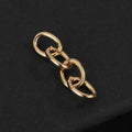 Metal Swivel Snap Hook Clasps and Four-Link Chain Findings Multi Finish view 4