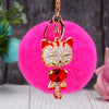 Red-Cat Fuchsia-Pom