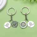 Silver Tone Travel Keychains With Airplane, Compass And Globe Charms view 8