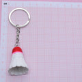 Resin Badminton Shuttlecock Keychain Seven Color Caps view 4