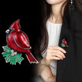 Bird Enamel Metal Brooch Pin 3.7 x 4.7 cm for Jackets and Lapels view 4