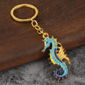 Vintage Seahorse Zinc Alloy Keychain Bag Charm Accessory