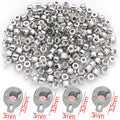 Rounded Metal End Caps in Two Shapes and Three Color Finishes view 10