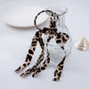 Leopard Ribbon Hoops