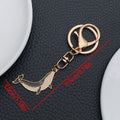Blue and Black Whale Ocean Metal Clasp Keychain Set view 3