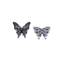 Spread Wing Butterfly Spacer Bead in Antique Silver Metal Finish view 4