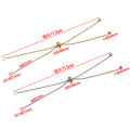 Gold-Tone Adjustable Slider Chain Jewelry Findings with 5 Listed Options view 2