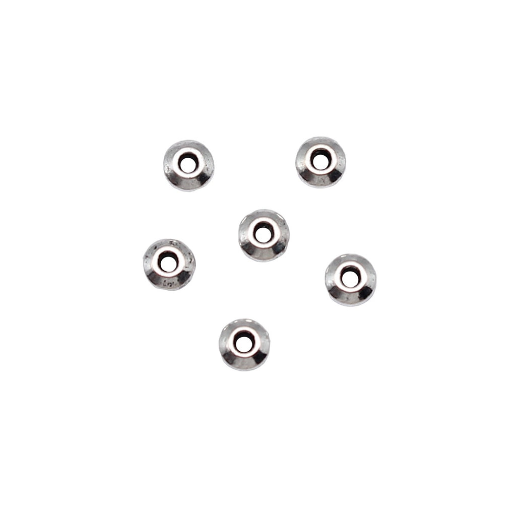 4x4x1.8mm 0.1g Multi Color Zinc Alloy Abacus Shape Small Hole Spacer Beads for Jewelry Making