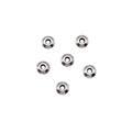Smooth Rondelle Spacer Beads in Six Metal Tone Finishes view 3